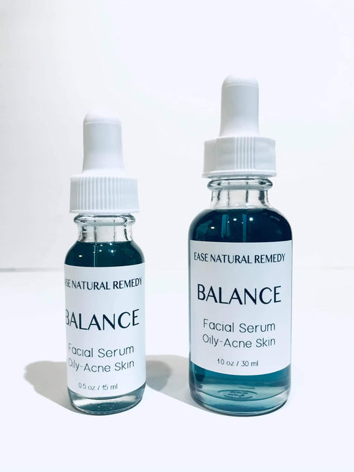 BALANCE Facial Serum - Olive  Squalane + Jojoba + Blue Tansy for Normal, Oily, Acne-prone Skin